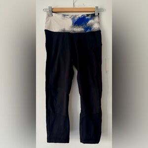 Lululemon cropped running pants size 4 in GUC